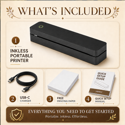 Inkless Portable Printer
