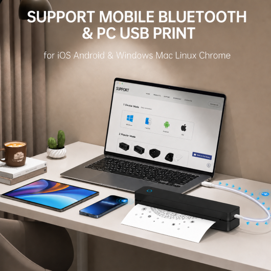 Inkless Portable Printer